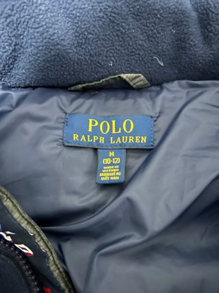 Chaqueta Polo Ralph Lauren gris y azul