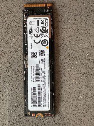 Disco SSD Samsung hp y Lenovo 512GB NVMe Gen4 M.2