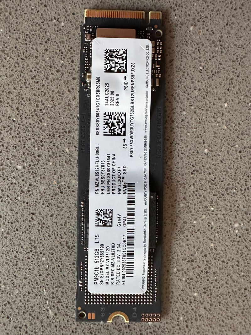 Disco SSD Samsung hp y Lenovo 512GB NVMe Gen4 M.2 afbeelding 7