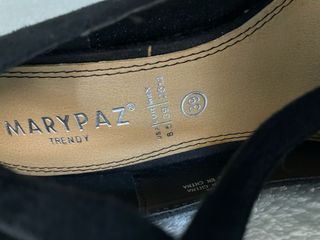Zapatos MaryPaz tacón plataforma negros talla 39