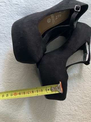 Zapatos MaryPaz tacón plataforma negros talla 39