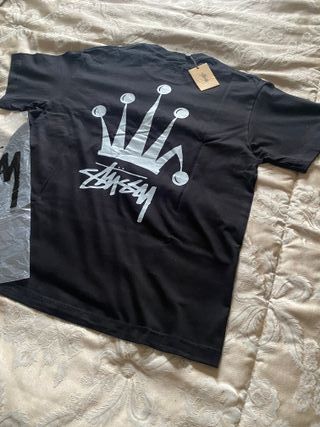 T-shirt Stussy Nera Nuova Taglia L