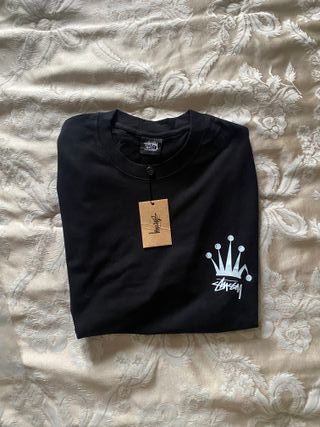 T-shirt Stussy Nera Nuova Taglia L
