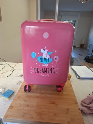 Maleta infantil rosa unicornio