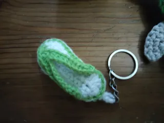 Llaveros artesanales crochet