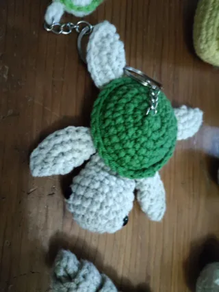 Llaveros artesanales crochet