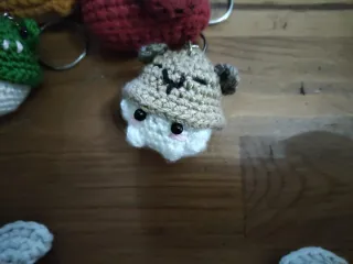 Llaveros artesanales crochet