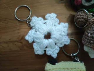 Llaveros artesanales crochet