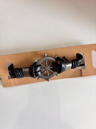 Pulseras náuticas ancla y timón