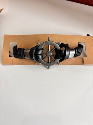 Pulseras náuticas ancla y timón