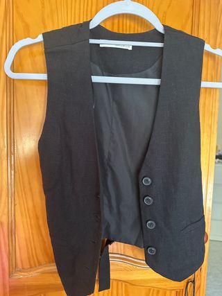 Chaleco negro formal
