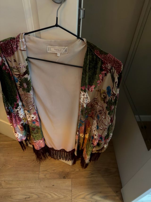 Kimono Zara estampado flores