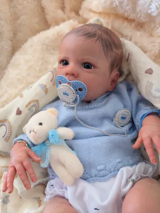 Reborn realizado con genesis, horneado y barnizado