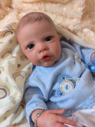 Reborn realizado con genesis, horneado y barnizado