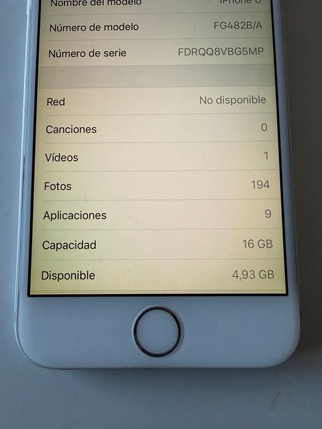 iPhone 6 16GB Blanco
