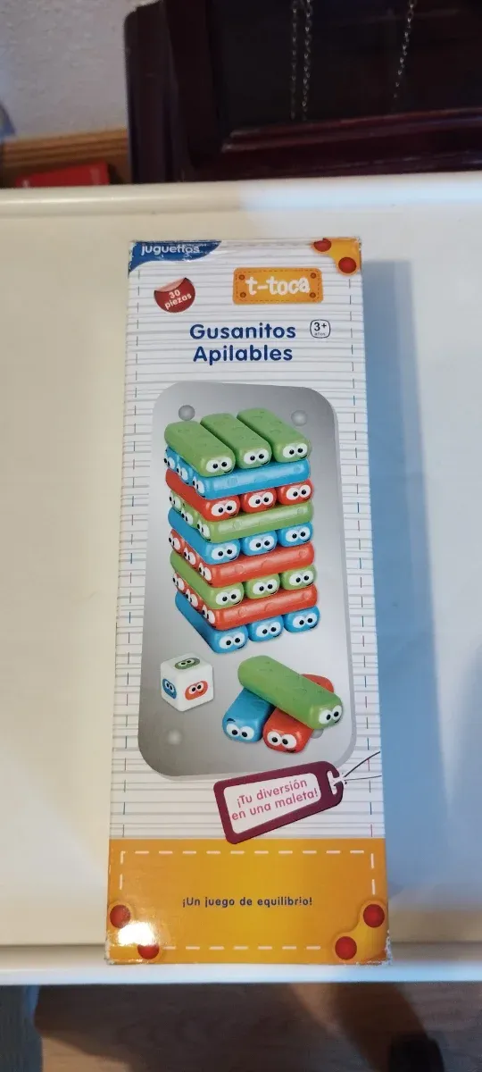 Juego de mesa Gusanitos Apilables T-Toca