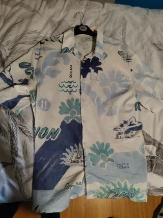 Camisa Verano Bershka Estampada XXXL