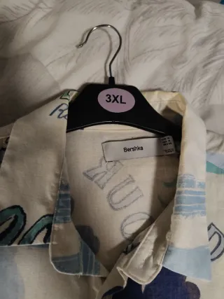 Camisa Verano Bershka Estampada XXXL