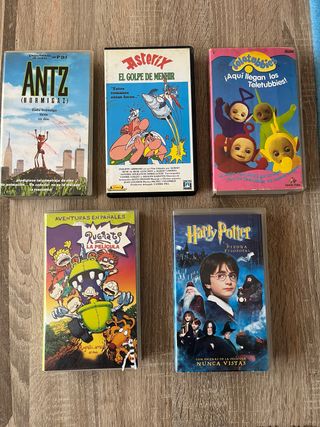 Lote 5 Películas VHS Animadas