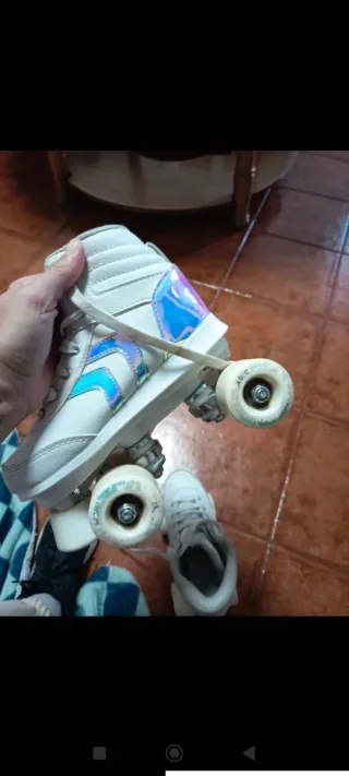 Patines niña bota alta ruedas marca oxelo