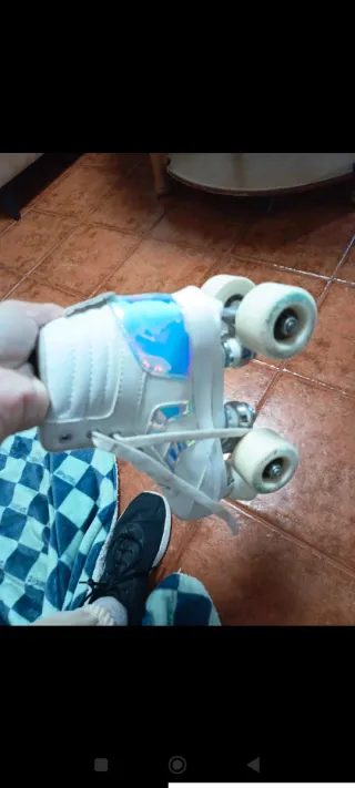 Patines niña bota alta ruedas marca oxelo