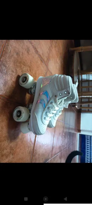 Patines niña bota alta ruedas marca oxelo