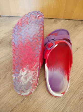 Sandalias Birkenstock Talla 44 multicolor