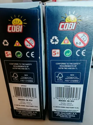 2 Modellini auto da costruire, mattoncini COBI