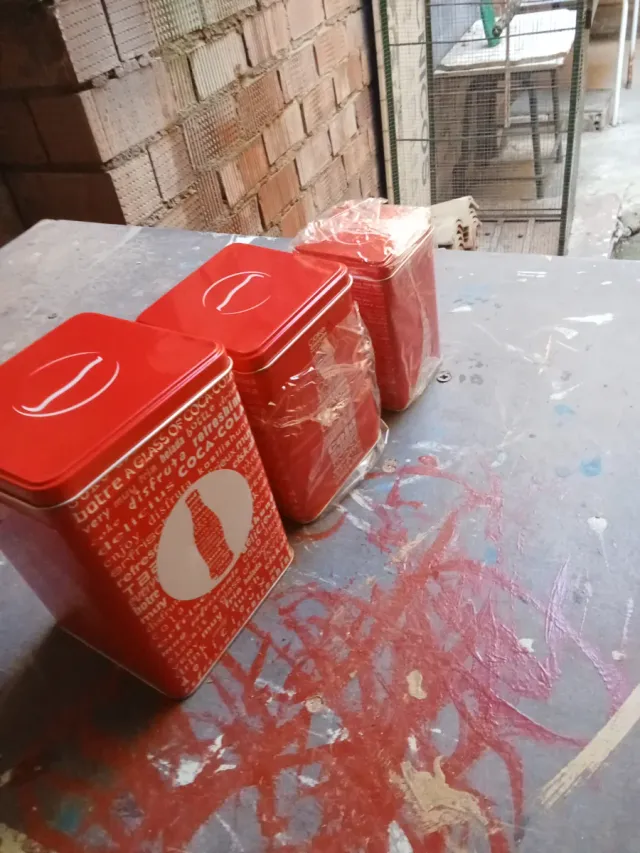 Juego 3 latas Coca-Cola Colección