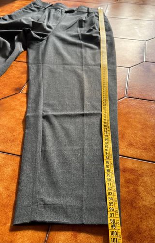 Pantaloni H&M grigi con pinces - Taglia L