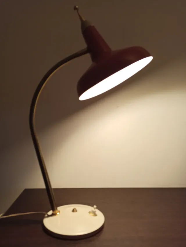 Lampada da tavolo ALUMINOR anni '60