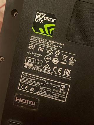 Ordenador Portátil MSI Negro/Gris