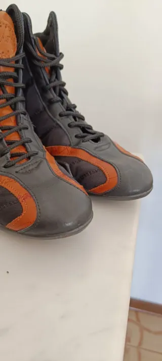 Alviero Martini Stivaletti Bambina Pelle Neri 35