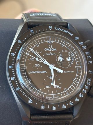 reloj omega x swatch moonphase