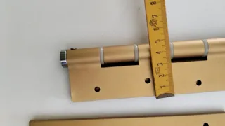 2 Bisagras-muelle Doradas Justor