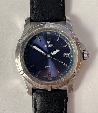 Reloj Festina Azul y Plateado