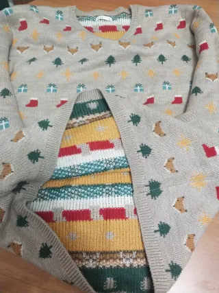 Jersey   navidad mujer talla M estampado