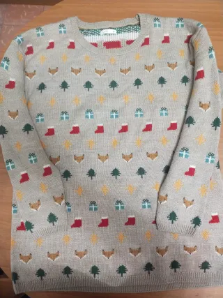 Jersey   navidad mujer talla M estampado