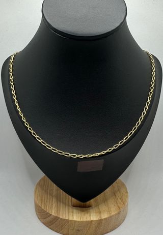 Catena Bilbao in oro 18k, 8,64 g, 60 cm.