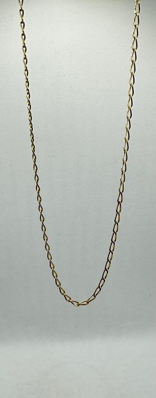 Catena Bilbao in oro 18k, 8,64 g, 60 cm.