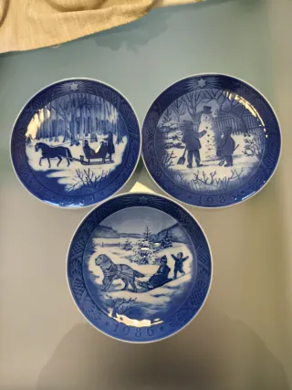 Piatti Natale Royal Copenhagen 1984-1986