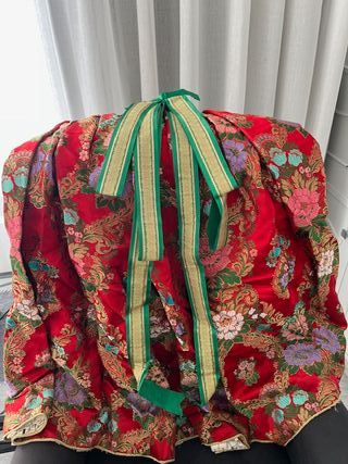 Traje de Fallera Rojo para niña 12 años