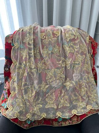 Traje de Fallera Rojo para niña 12 años