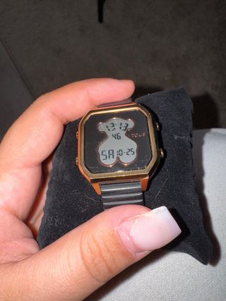 Relógio Tous Feminino Preto e rosa gold