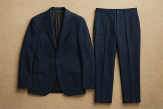 Traje Zara Azul Marino