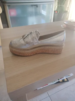 Zapatos dorados mujer talla 37