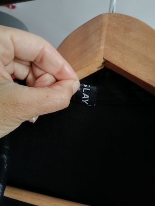 Abrigo largo mujer Neslay negro