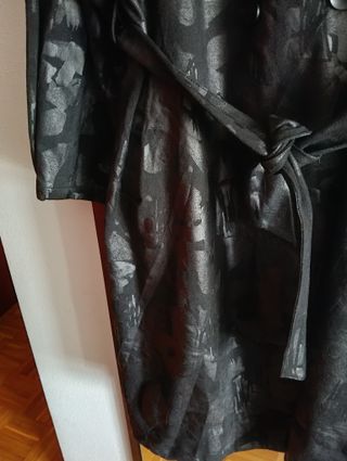 Abrigo largo mujer Neslay negro