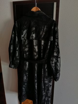 Abrigo largo mujer Neslay negro