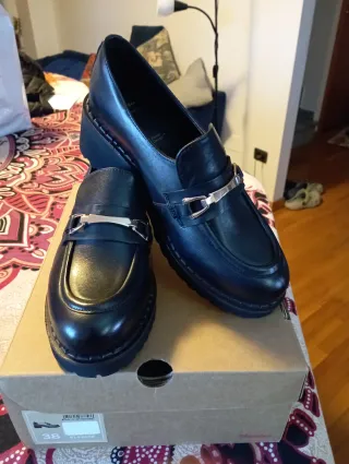 Mocassini donna n.38 neri